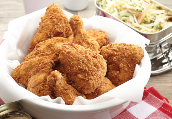 crispy cajun fried chicken